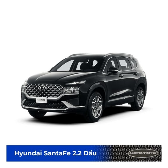 Thảm Lót Sàn Ô Tô Hyundai SantaFe 2.2 Dầu Cao Cấp 2024